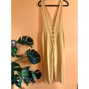 Sienna sky yellow romper/ jumpsuit